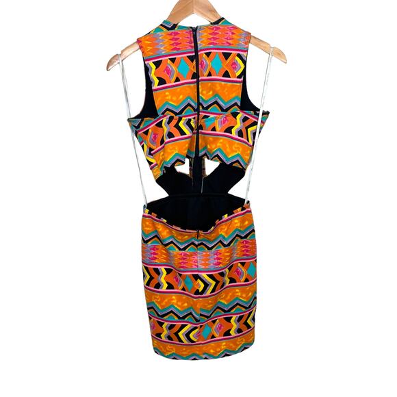 Lovers Friends Got A Body Scuba Neoprene Cutout Mini Dress S Small Bodycon - Picture 4 of 13